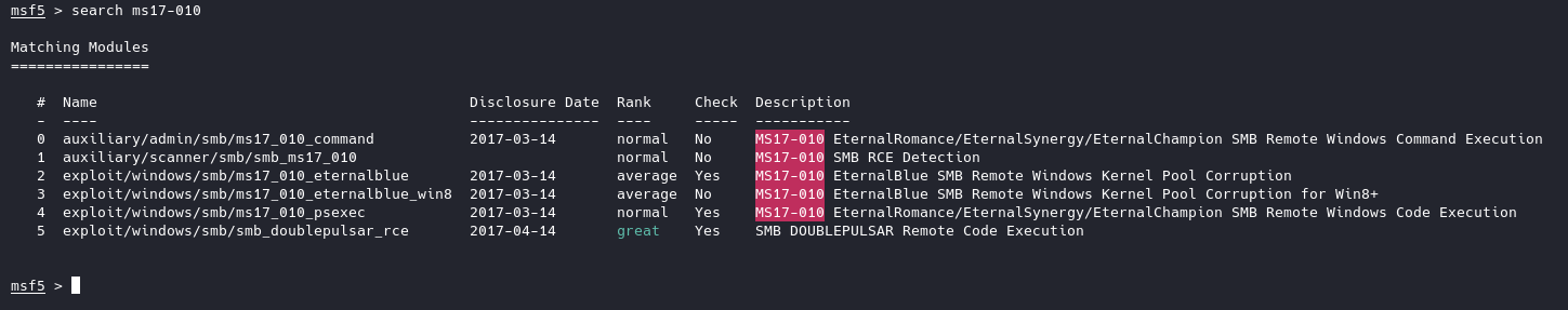 metasploit