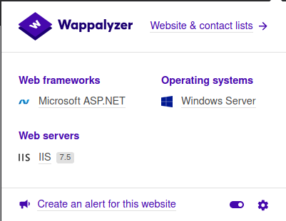 wappalyzer