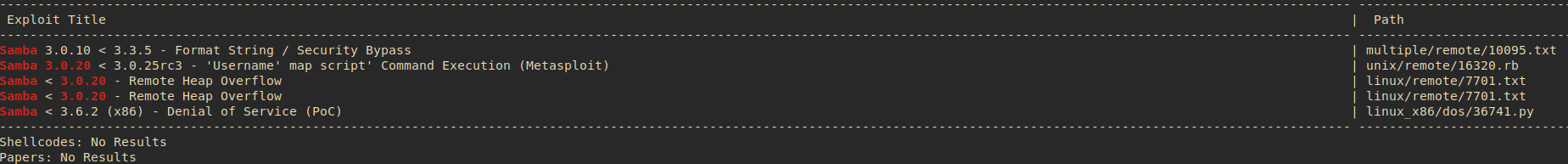 searchsploit