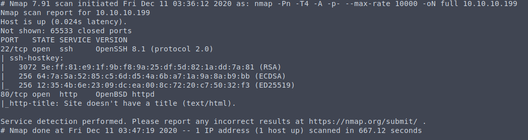 nmap